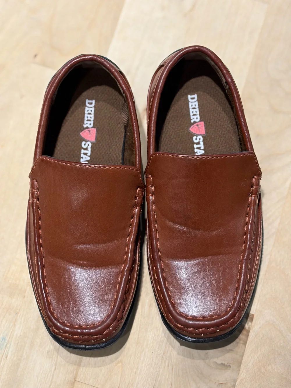 Boys brown Loafers size 11 Deer Stags brand excellent condition